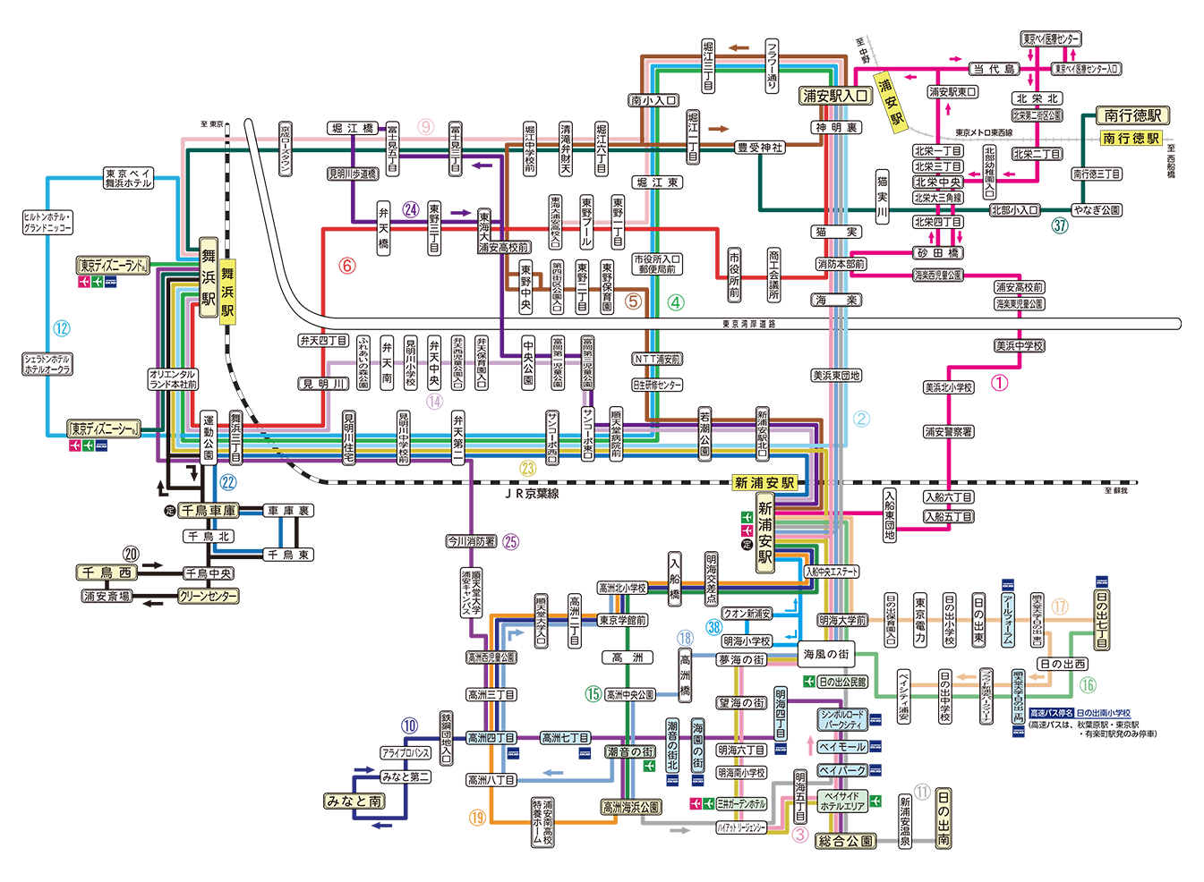 図 東京 路線 東京都の路線図｜地図ナビ